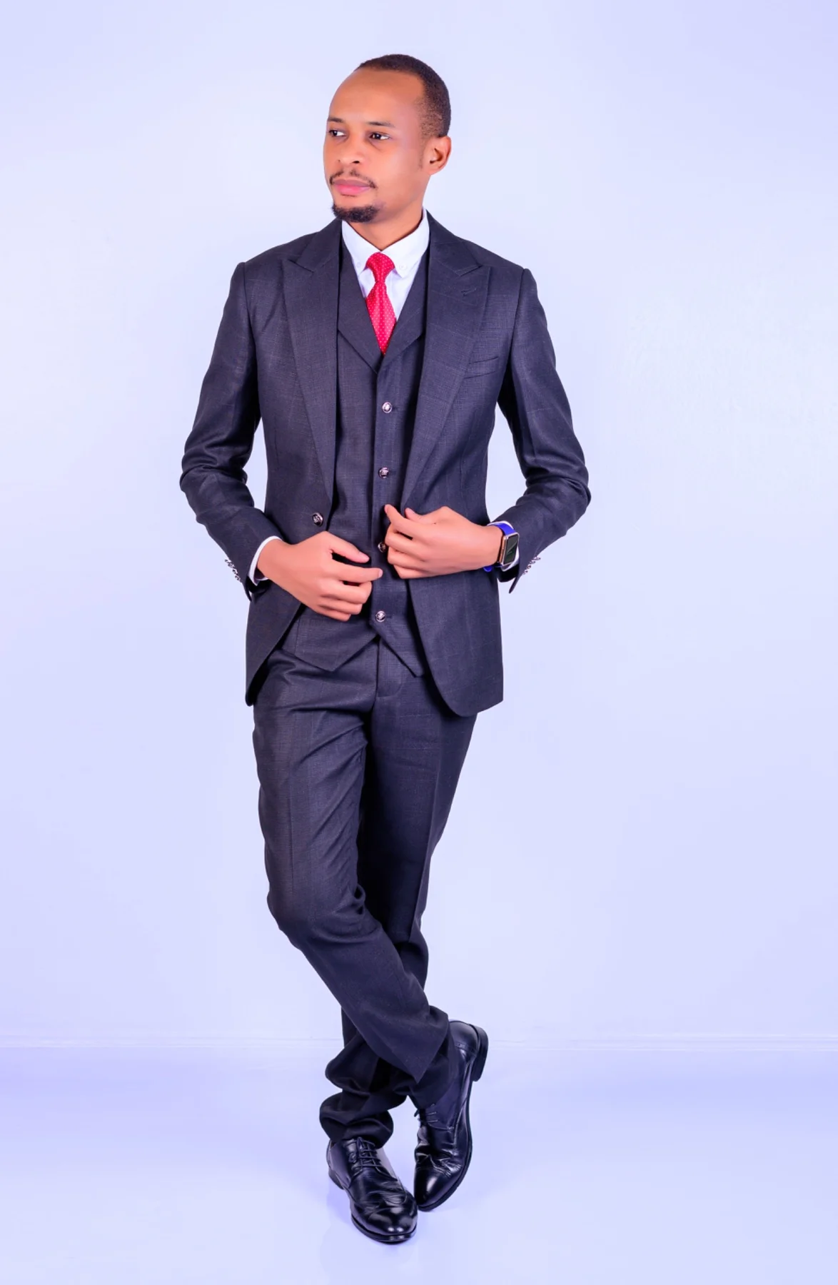 Full-length formal portrait by PK Studios