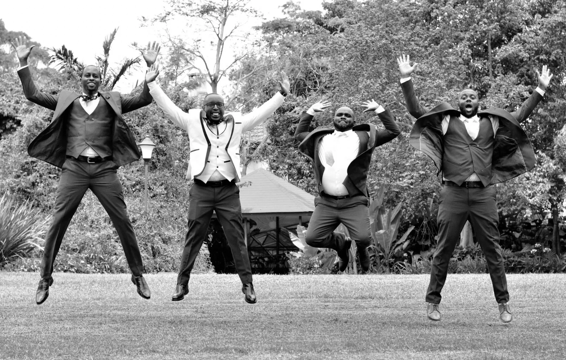 Wedding party photography